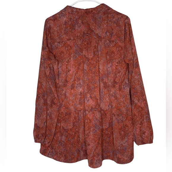 LOGO by Lori Goldstein Button Down Shirt - Picture 3 of 5